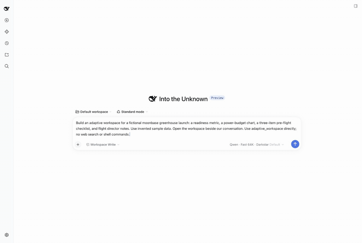 Moonbase / live conversation